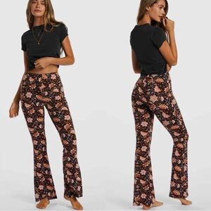 Billabong Gauzy High Wasted Flare Sundown Pants - Small